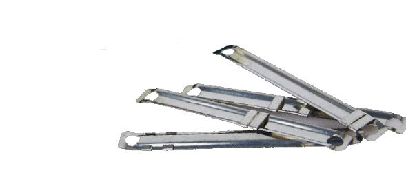 Metal File Fastener Silver Foska 8cm