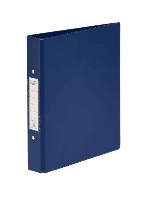 2-Ring Ring Binder Globe Blue 1" PVC A5