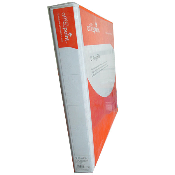 2-Ring Ring Binder White Office Point 2"