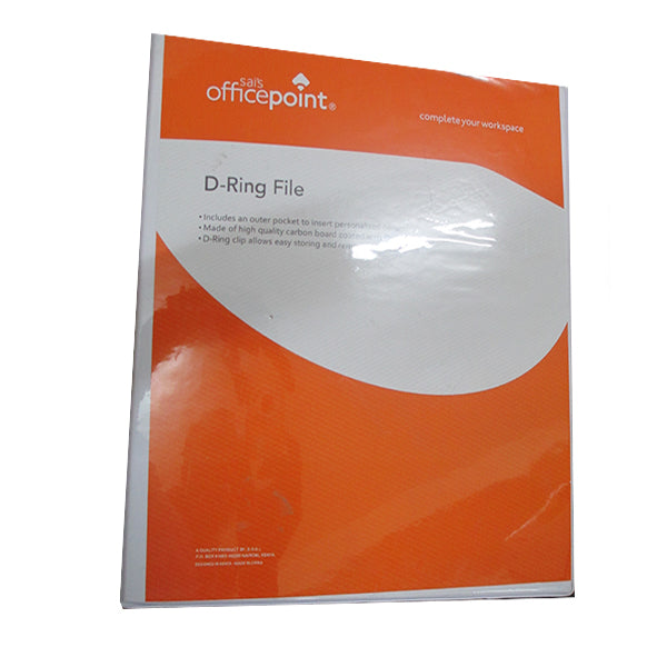 4-Ring Ring Binder White Office Point 2.5"