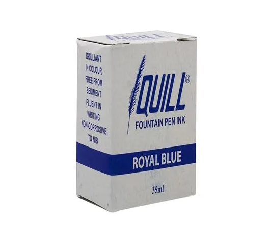 Writing ink blue 35 ml Quill