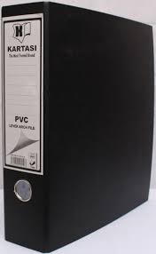 Broad PVC Box File Black Kartasi