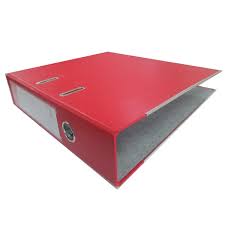 Broad PVC Box File Red OP 9300