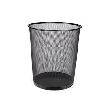Dustbin Metal Mesh Black