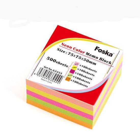 Post It Pad Medium 5 cols Cube Foska