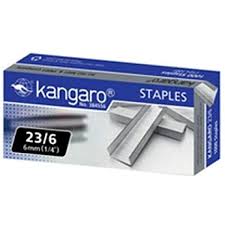 Heavy Duty Staple Pins Blue Kangaro 23/6H
