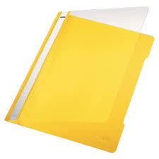 PVC File Folder Yellow Leitz A4