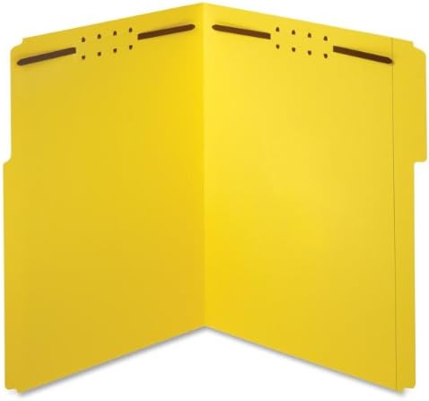 PVC File Folder with Fastener Yellow Globe