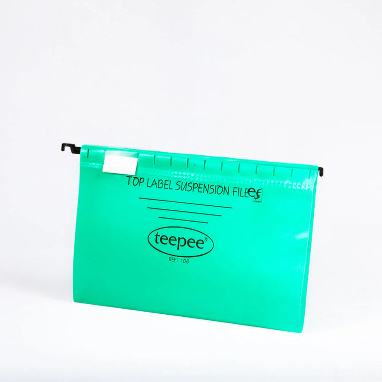 PVC Suspension File Top Label Assorted Teepee