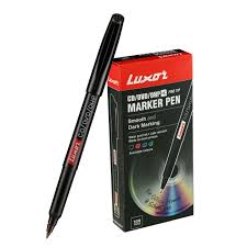 Permanent Marker CD/DVD Writer Medium Black Luxor