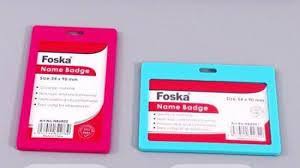 ID Card Holder Vertical Soft Casing Foska