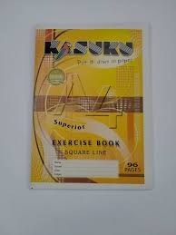 Single Line Exercise Book Chipboard 96 pgs A4 Kasuku