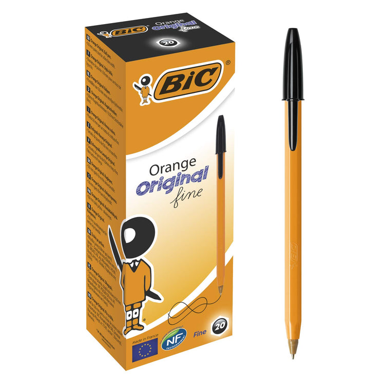 Ball Point Pen Fine 0.8mm Black Bic