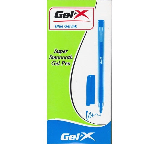 Gel Pen Fine 0.6mm Blue Gel X