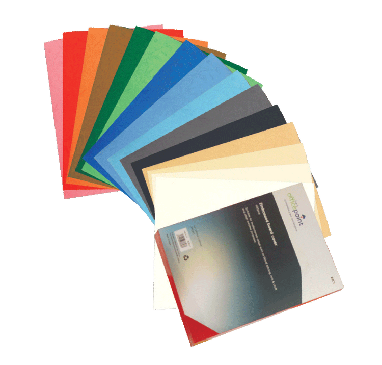Embossed Board A4 Red 230gsm