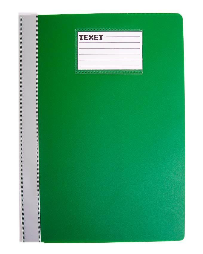 Heavy Duty Project File With Pocket Green Texet A4