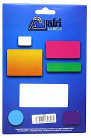 K5 S/A Label 38x16mm White Afri