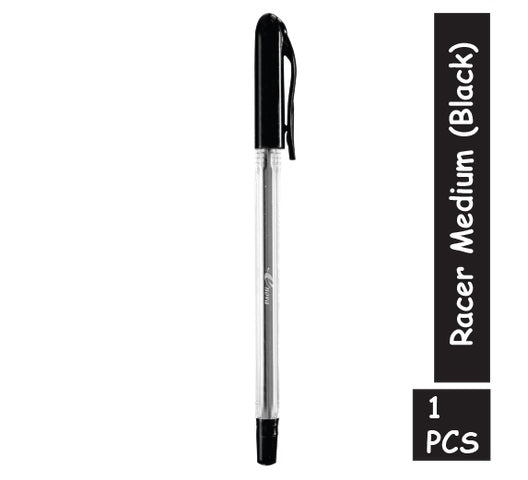 Ball Point Pen Medium Black Racer