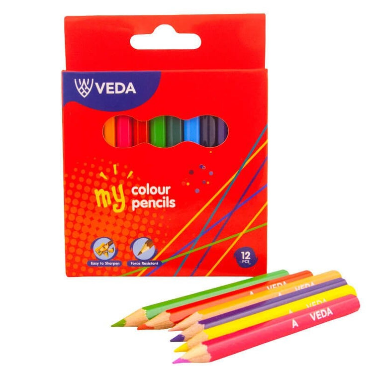 Coloring Pencil H/s Veda12 Cols