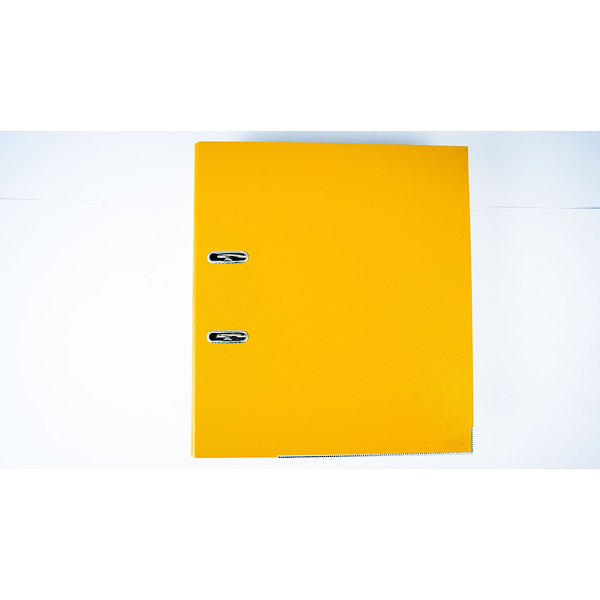 Broad PVC Box File Yellow Office Point
