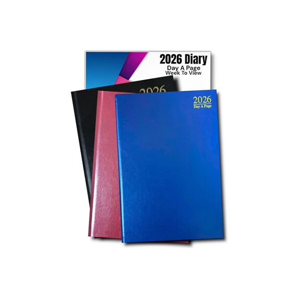 1 Day Diary Premium A4 Assorted