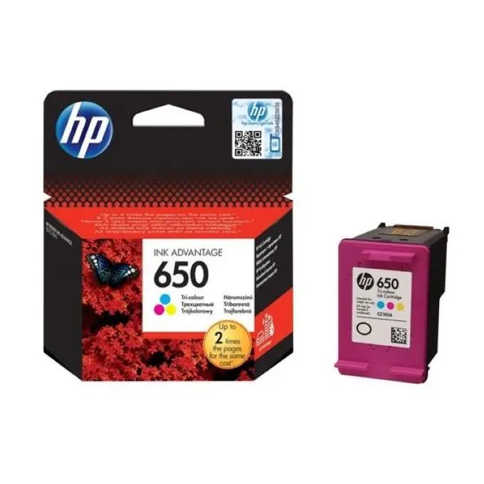 Ink Cartridge HP 650 Tri-colour