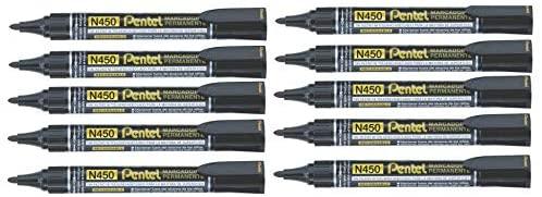 Permanent Marker Bullet Black Pentel N450