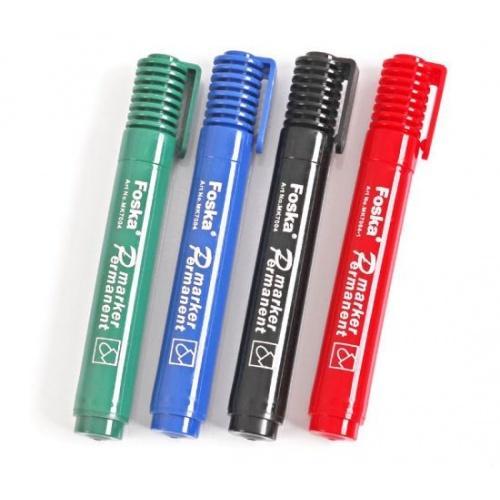 Permanent Marker Chisel Tip Green Foska