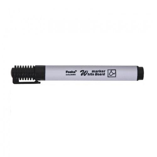 Whiteboard Marker Bullet Tip Black Foska