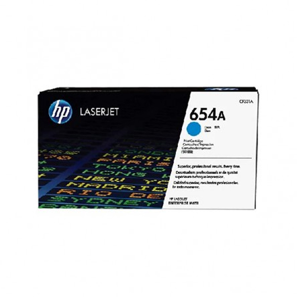 Toner HP 654A Cyan