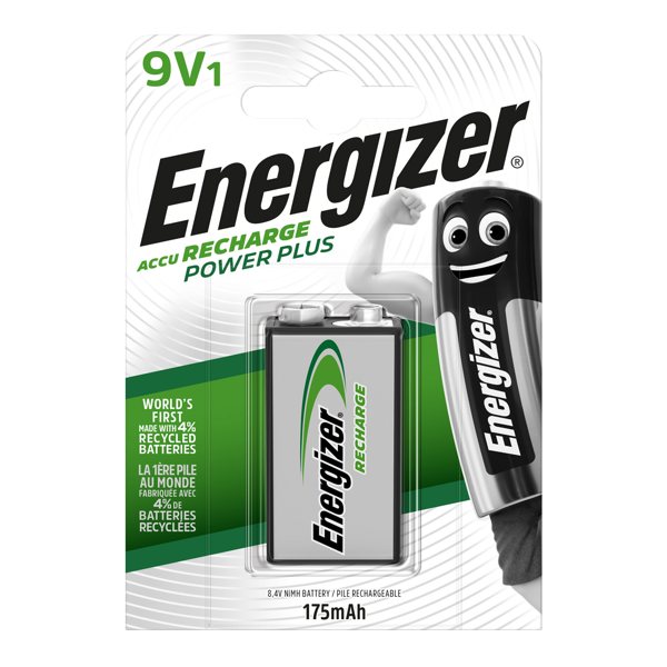 Battery Rechargeable Energizer 9V BP1