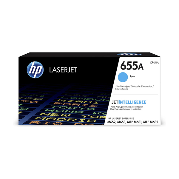 Toner HP 655A Cyan