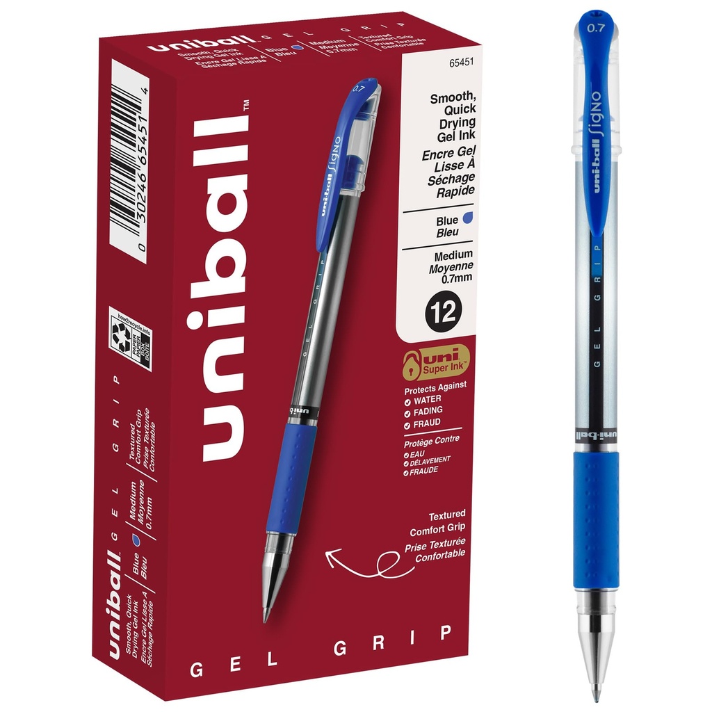 Ball Point Pen Fine 0.7mm Blue Uni-ball Signo