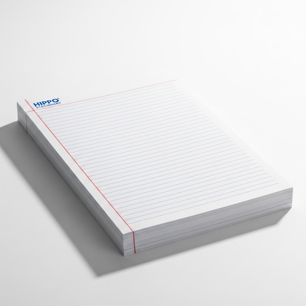 Ruled Paper A4 Hippo