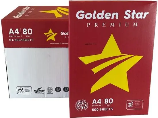 Photocopy Paper Golden Star A4 White 