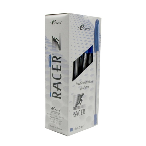 Ball Point Pen Medium Blue Racer