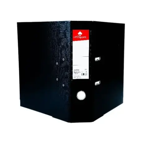 [9300E] Broad PVC Box File Black OP 9300