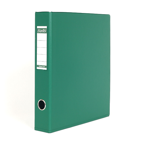 [B145000004] Broad PVC Box File Green Bantex A4