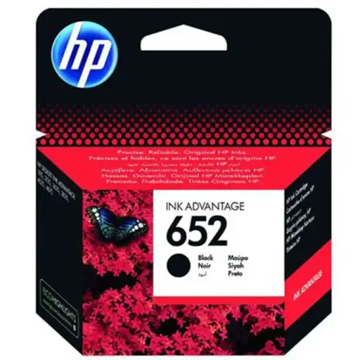 [F6V25AE] Ink Cartridge HP 652 Blk