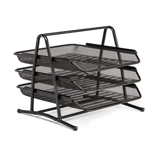 [JS3001] Mesh Document Tray Black  3 Tier