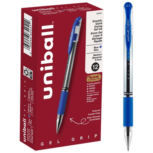 [MI-UM120BE] Ball Point Pen Fine 0.7mm Blue Uni-ball Signo