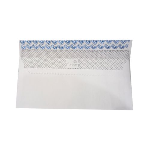 Peal and Seal Banker Envelope Window DL White Classic