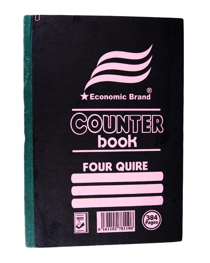 Counter Book Economic 4 Quire