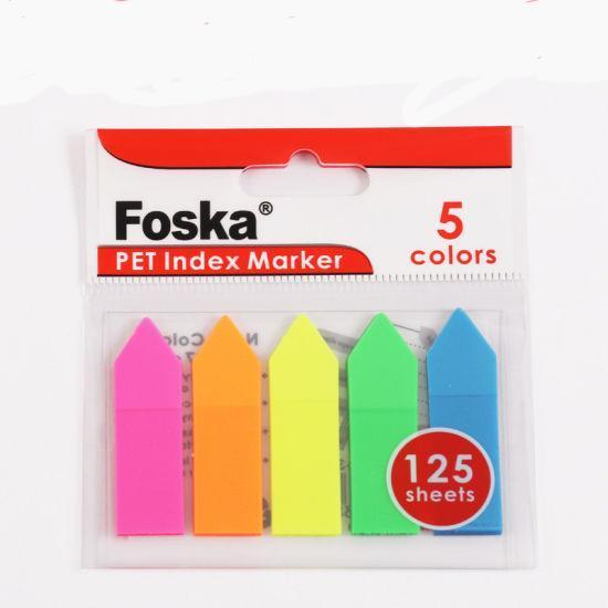 Page Marker 4cmx1.27cm Assorted Foska