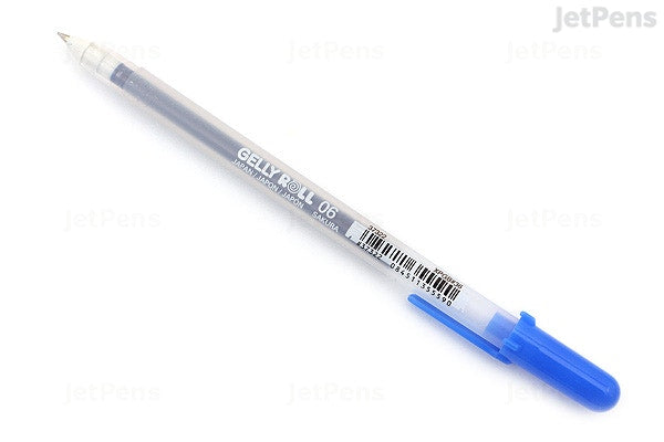 Gel Pen Fine 0.6mm Blue Gel X