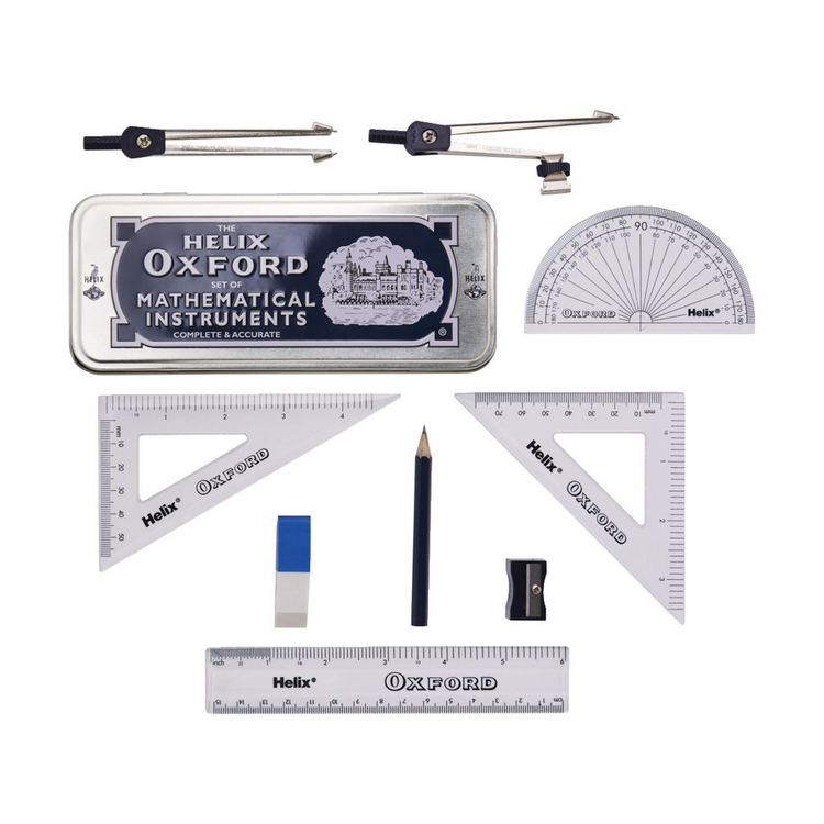 Mathematical Set Metal Helix Oxford