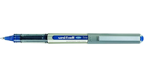 Rollerball Pen Fine 0.7mm Blue Uni-ball Eye