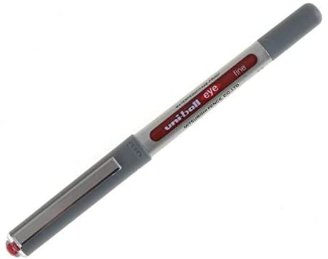 Rollerball Pen Fine 0.7mm Red Uni-ball Eye