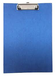 PVC Clipboard Single Globe A4 Blue