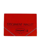 Manilla Document Wallet With Elastic Assorted Teepee